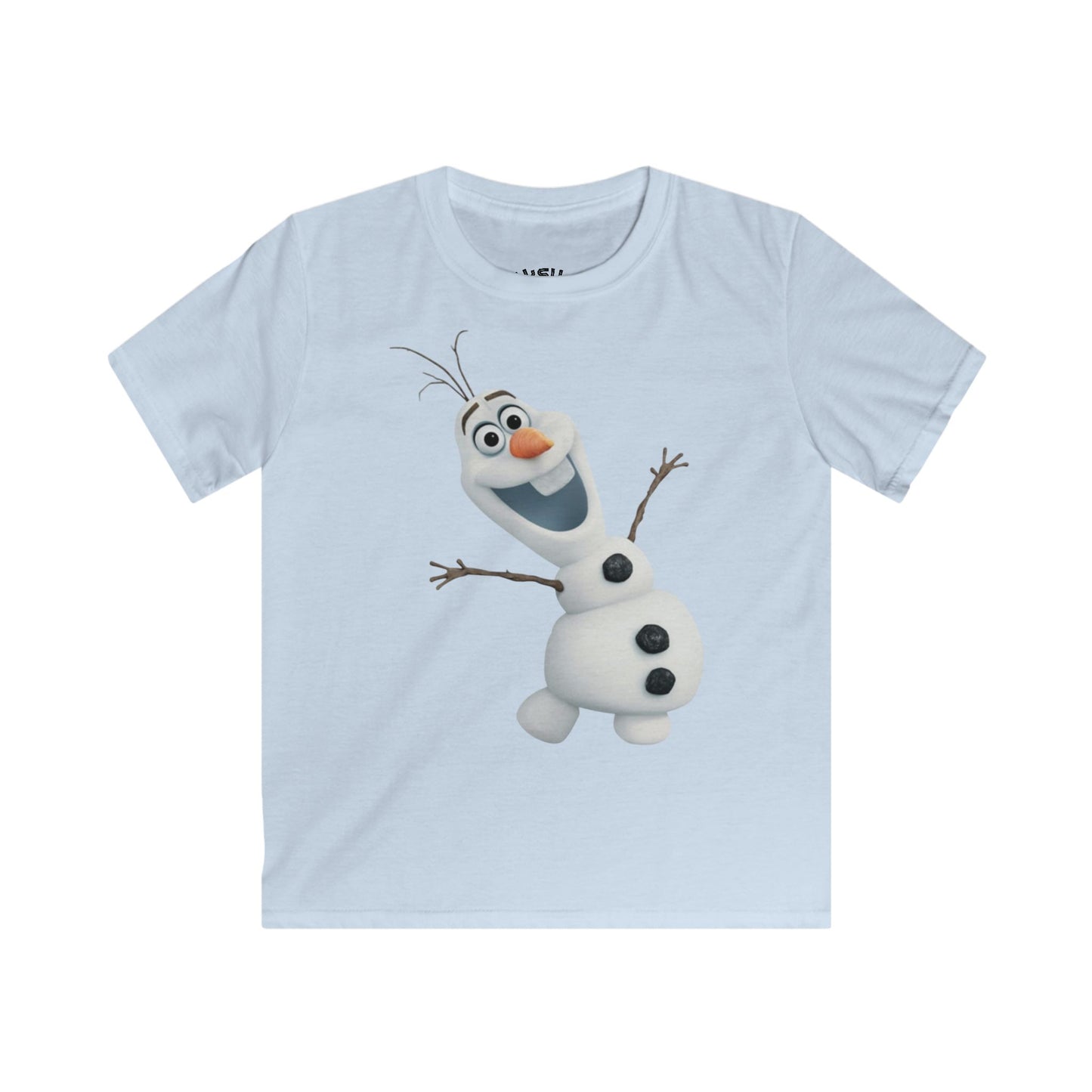 Kids Olaf Tee, Fun T-Shirt for Children, Cute Kids Apparel, Birthday Gift, Character Shirt, Playful Youth Clothing