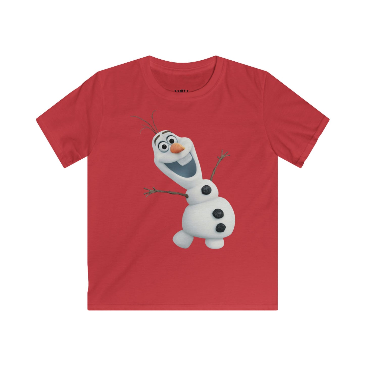Kids Olaf Tee, Fun T-Shirt for Children, Cute Kids Apparel, Birthday Gift, Character Shirt, Playful Youth Clothing
