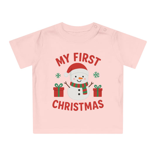"My First Christmas" Baby T-Shirt