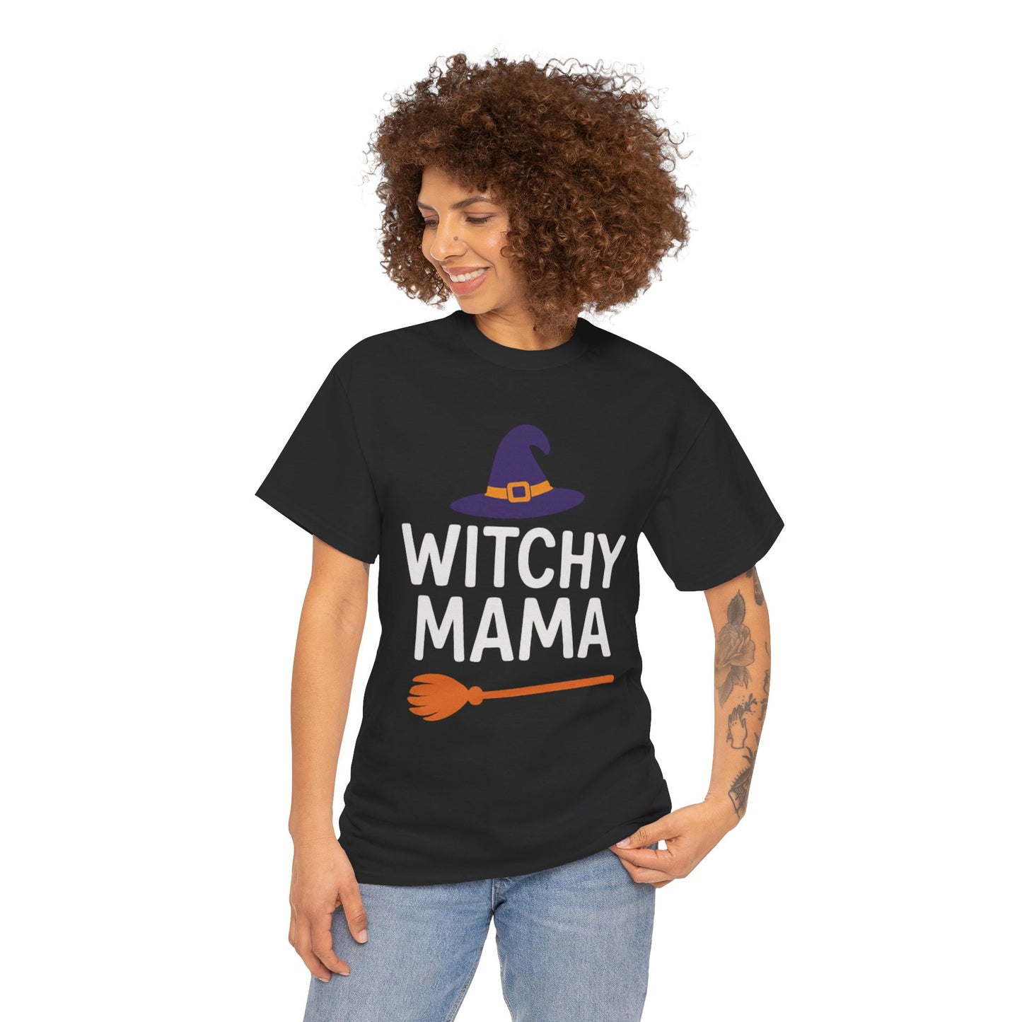 Witchy Mama Tee - Halloween Shirt, Unisex Graphic T-Shirt, Gift for Moms, Spooky Season Apparel, Witchy Aesthetic Top
