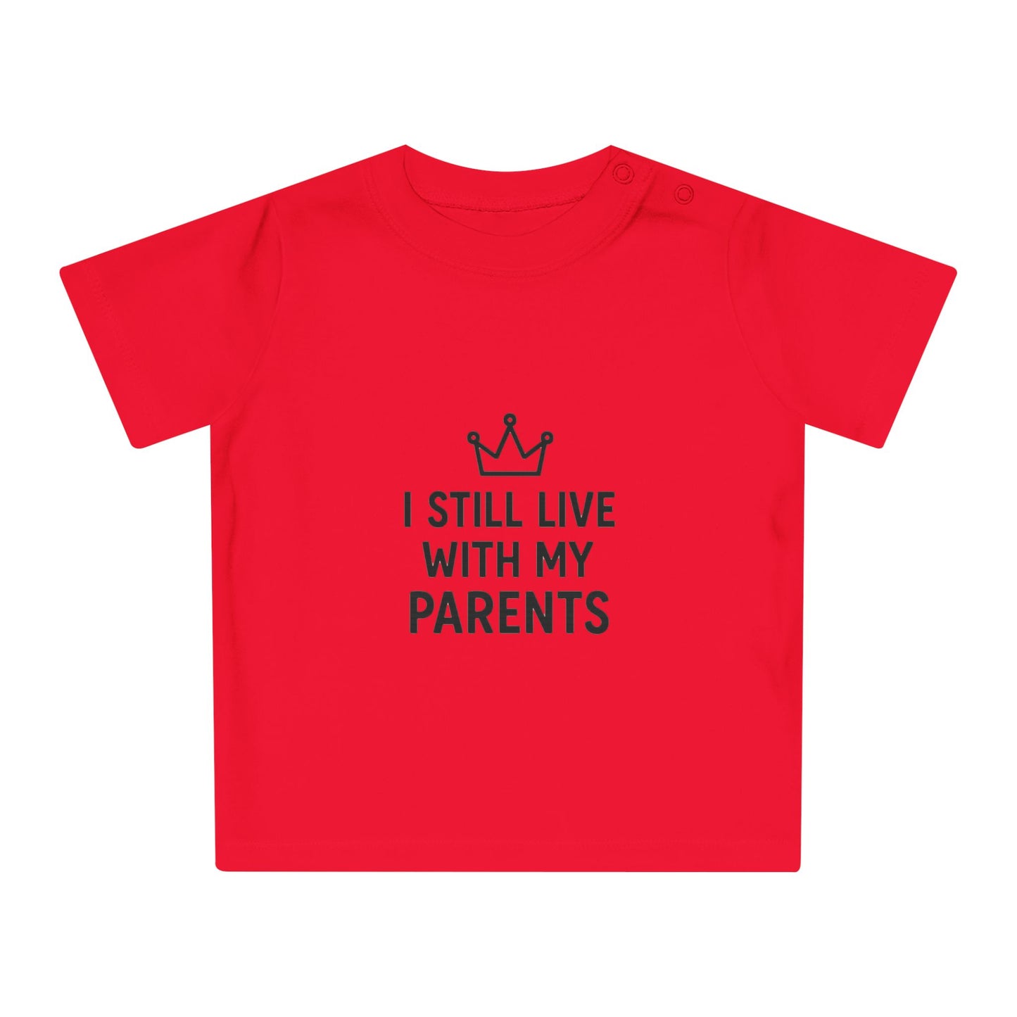 Playful Baby T-Shirt: "I Still Live With My Parents" - Adorable Gift for New Parents, Baby Shower, Fun Family Photos, Cute Infant [...]
