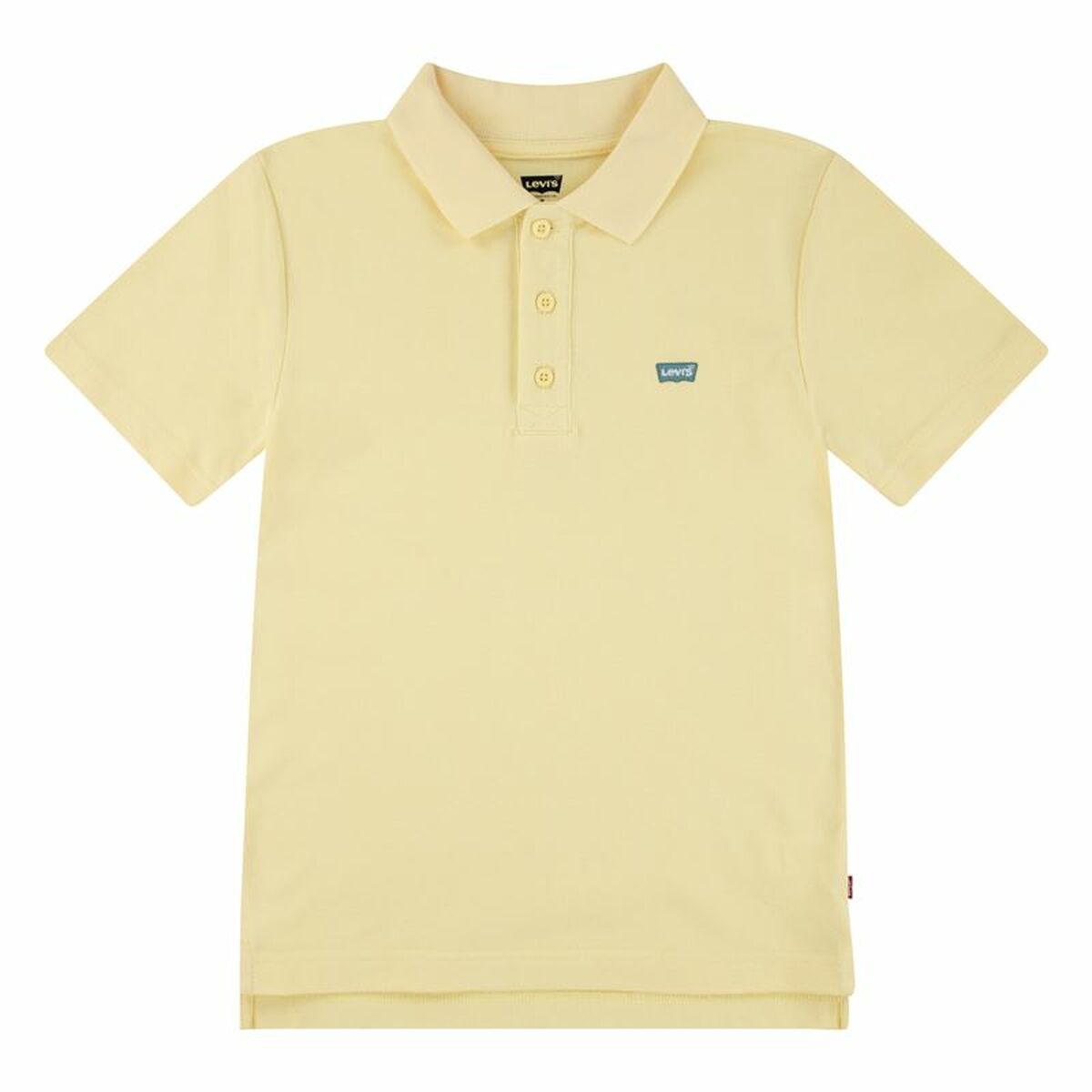 Levi's Children’s Short Sleeve Polo Shirt Levi's Lvb Back Neck Tape Yellow