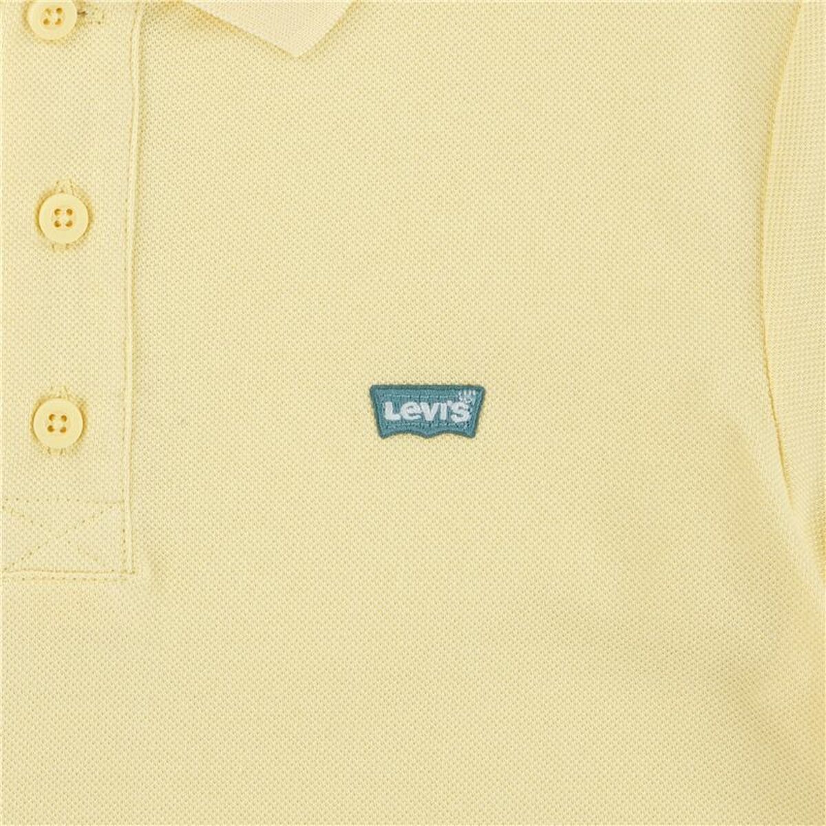 Levi's Children’s Short Sleeve Polo Shirt Levi's Lvb Back Neck Tape Yellow