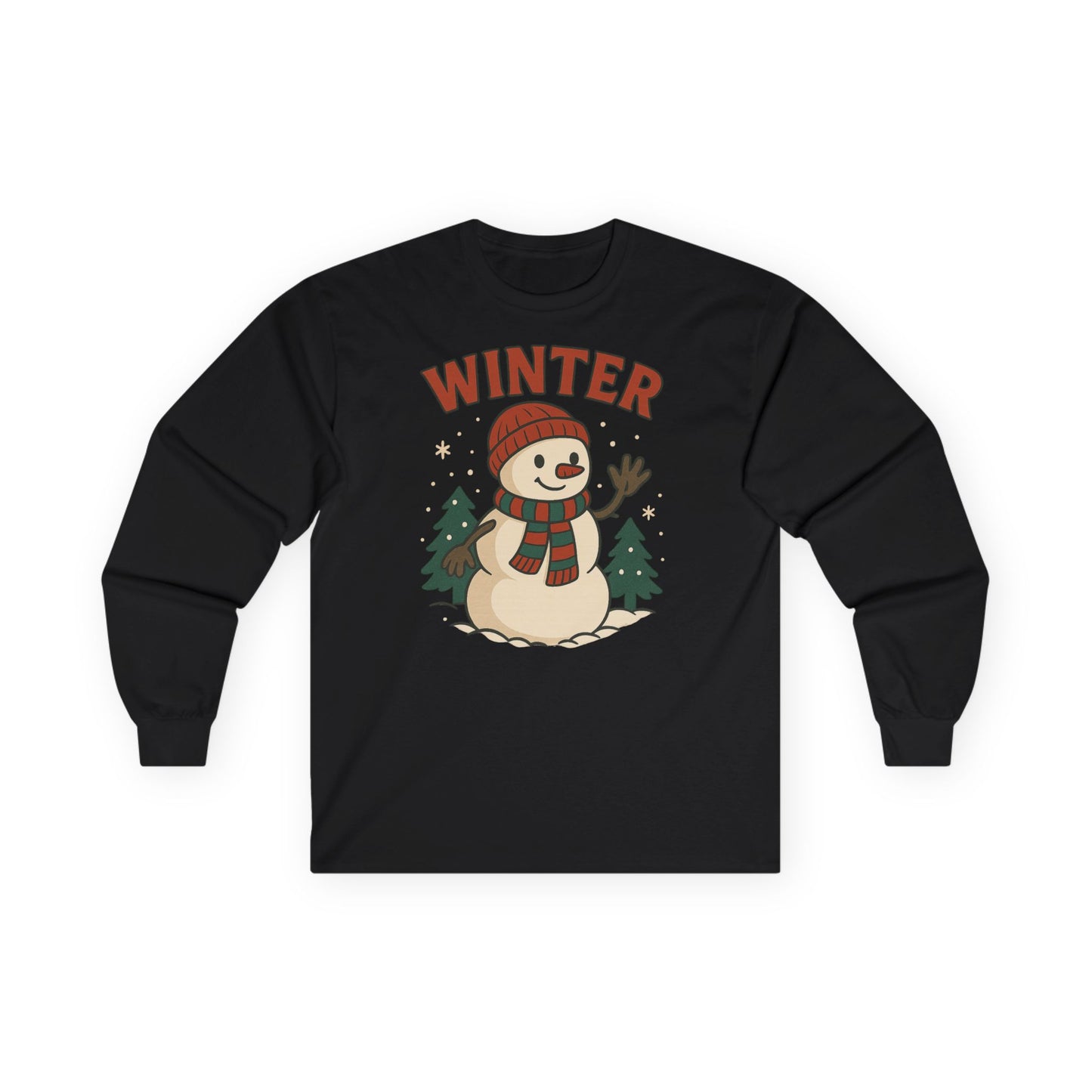 Niedliches Winter-Shirt mit Feiertagsmotiv