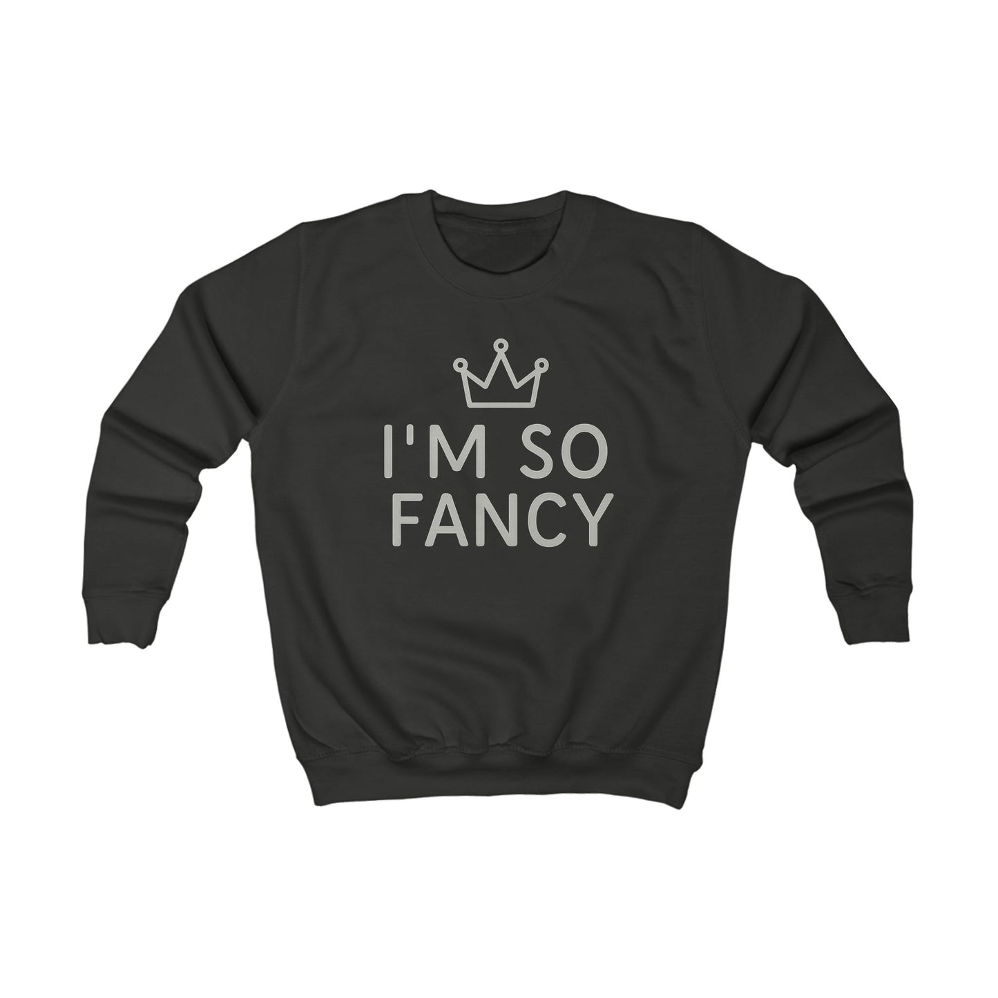 Trendy Kids Sweatshirt with 'I'm So Fancy' Design, Cozy Fashion for Girls and Boys, Ideal Gift for Birthdays and Holidays, Stylish [...]