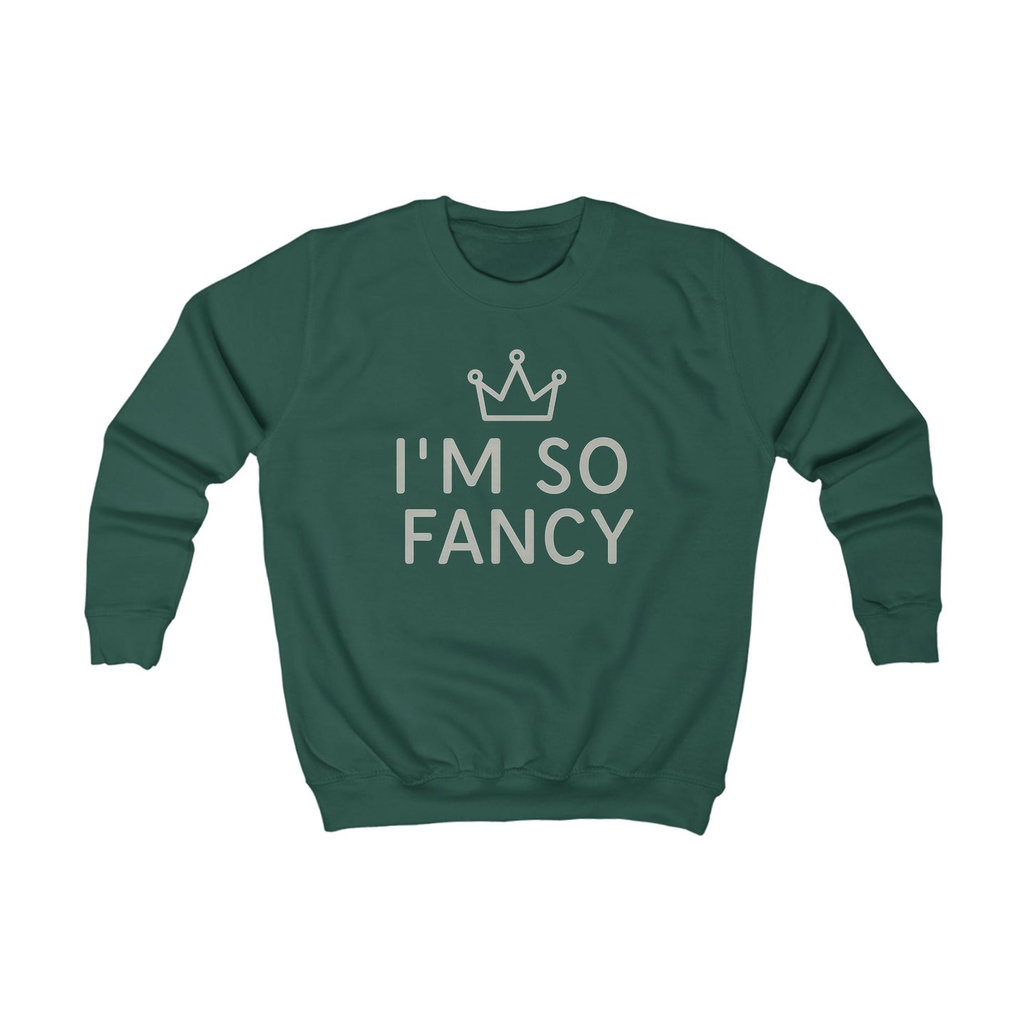 Trendy Kids Sweatshirt with 'I'm So Fancy' Design, Cozy Fashion for Girls and Boys, Ideal Gift for Birthdays and Holidays, Stylish [...]
