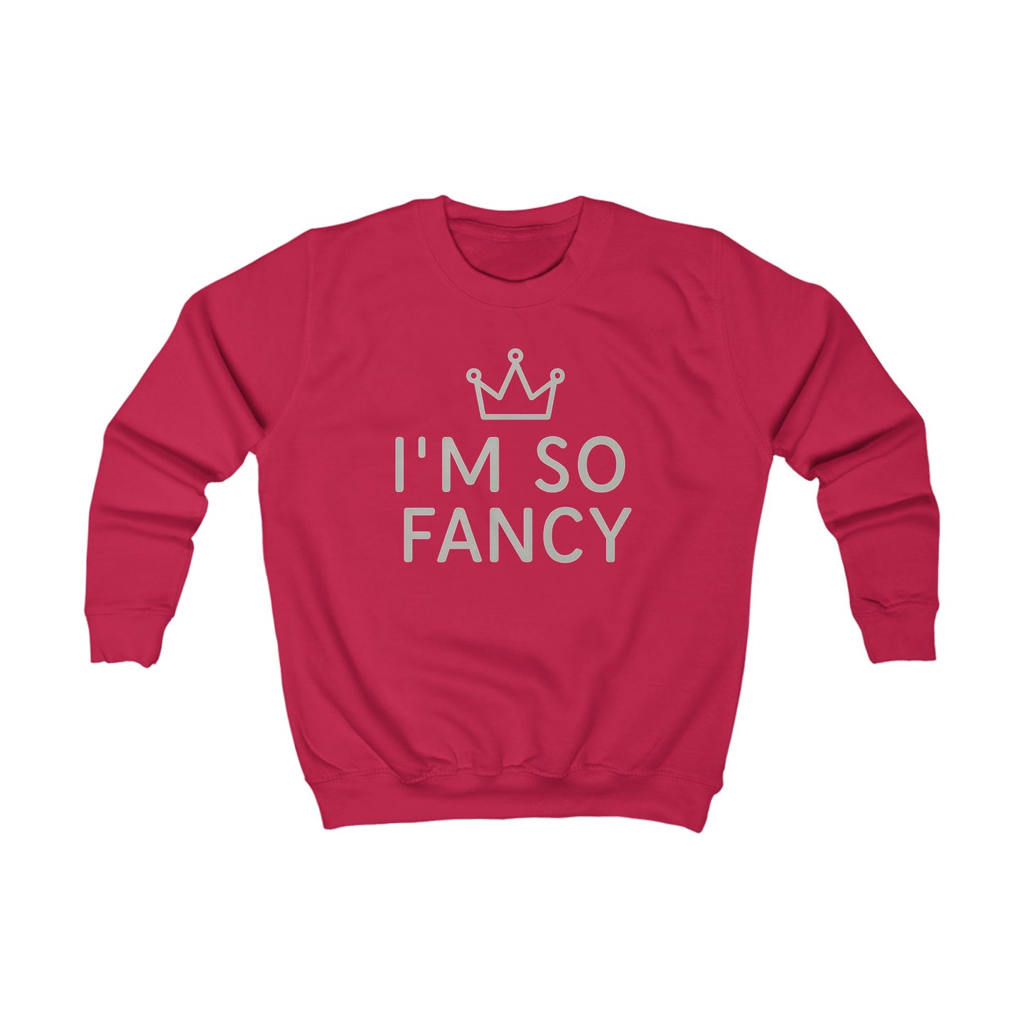 Trendy Kids Sweatshirt with 'I'm So Fancy' Design, Cozy Fashion for Girls and Boys, Ideal Gift for Birthdays and Holidays, Stylish [...]