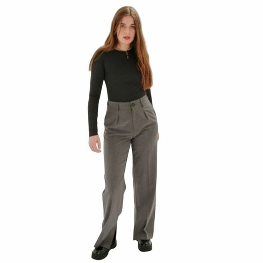 24Colours Trousers 24Colours Dark Grey