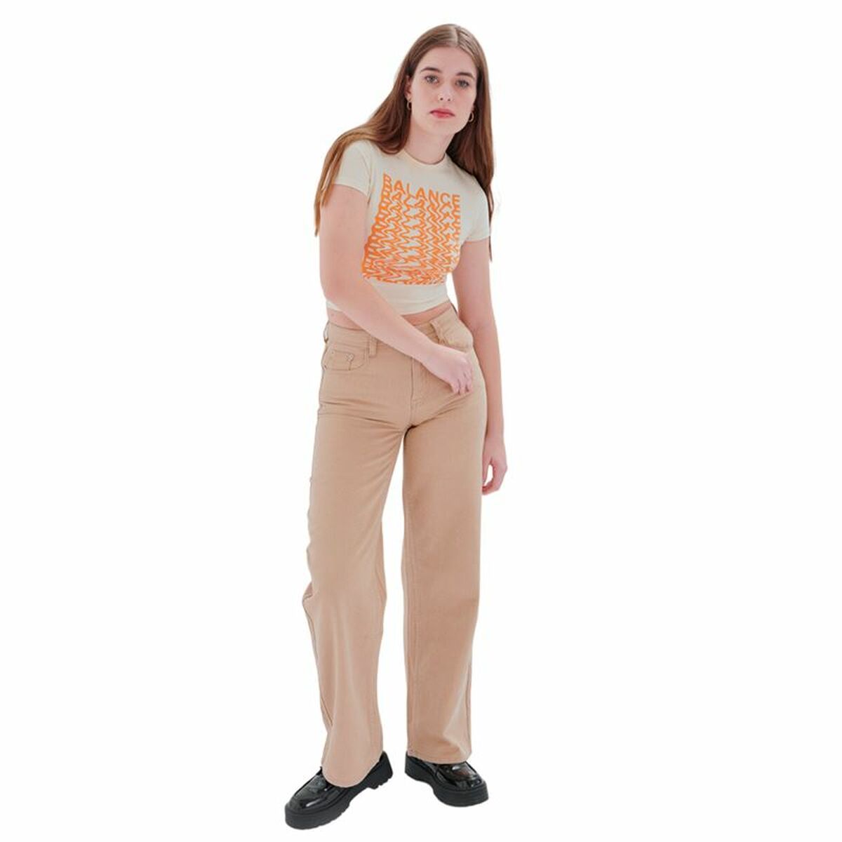 24Colours Trousers 24Colours Beige