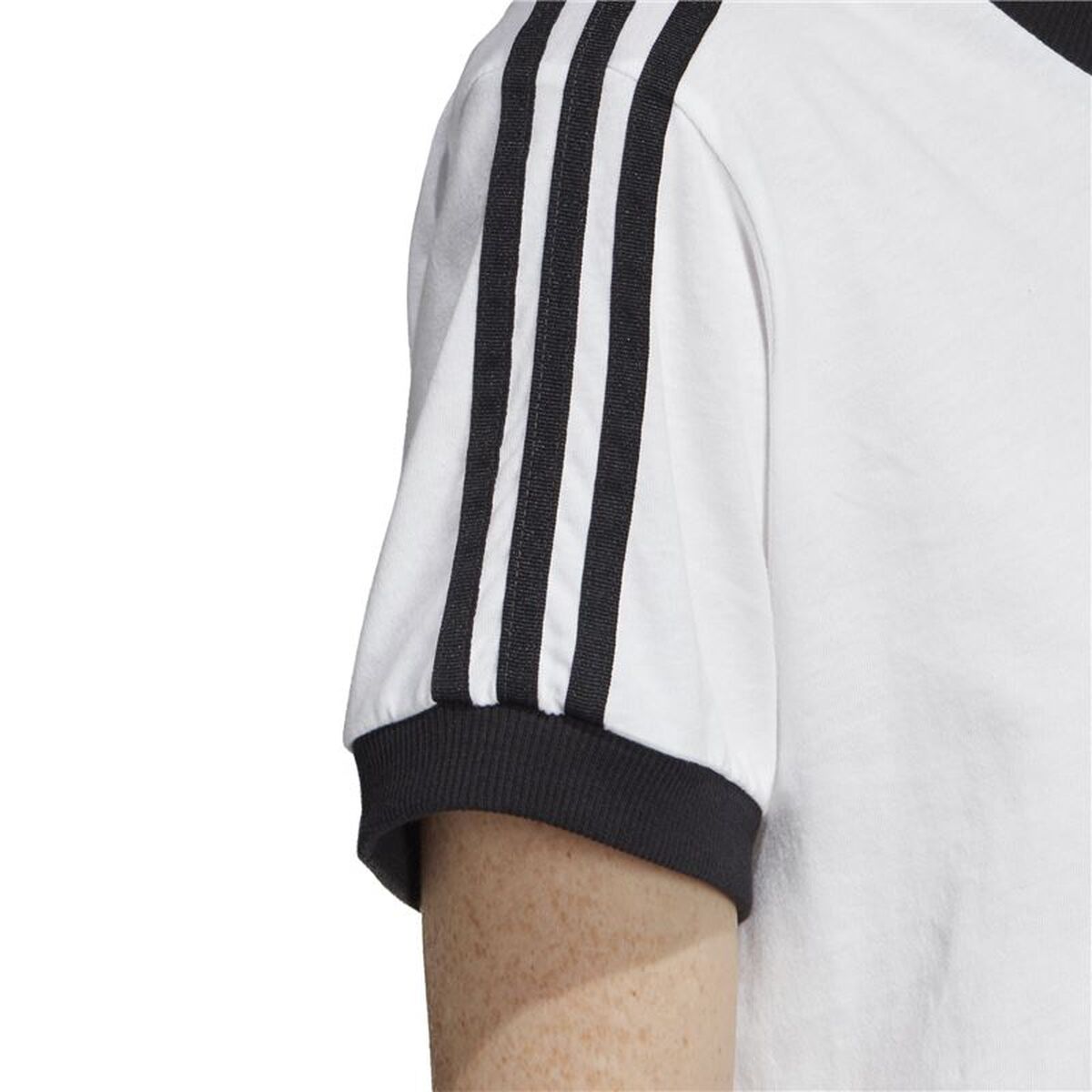 Adidas Women’s Short Sleeve T-Shirt Adidas 3 Stripes White