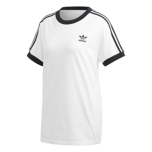 Adidas Women’s Short Sleeve T-Shirt Adidas 3 Stripes White