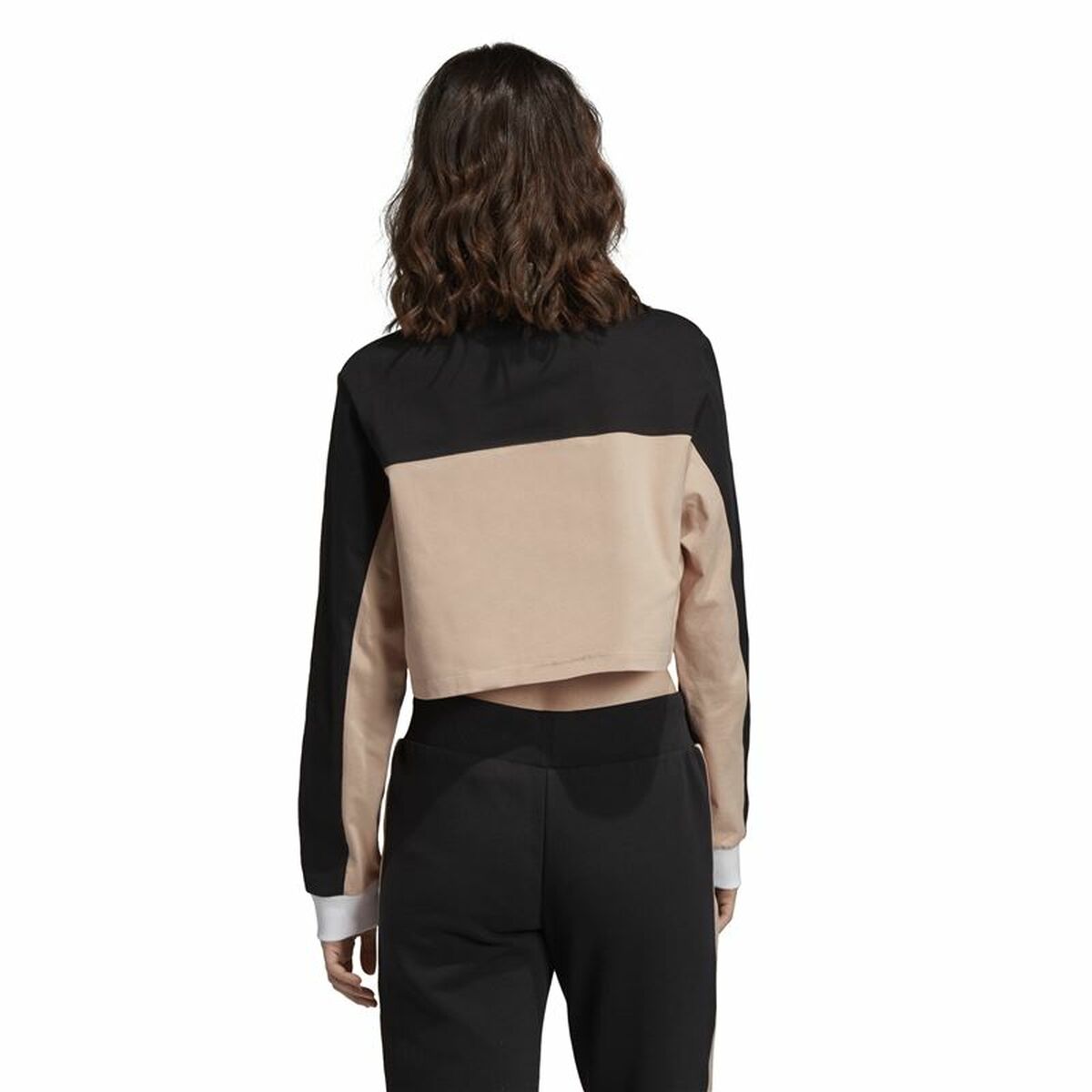 Adidas Women’s Short Sleeve Polo Shirt Adidas Originals Cropped Lady Black