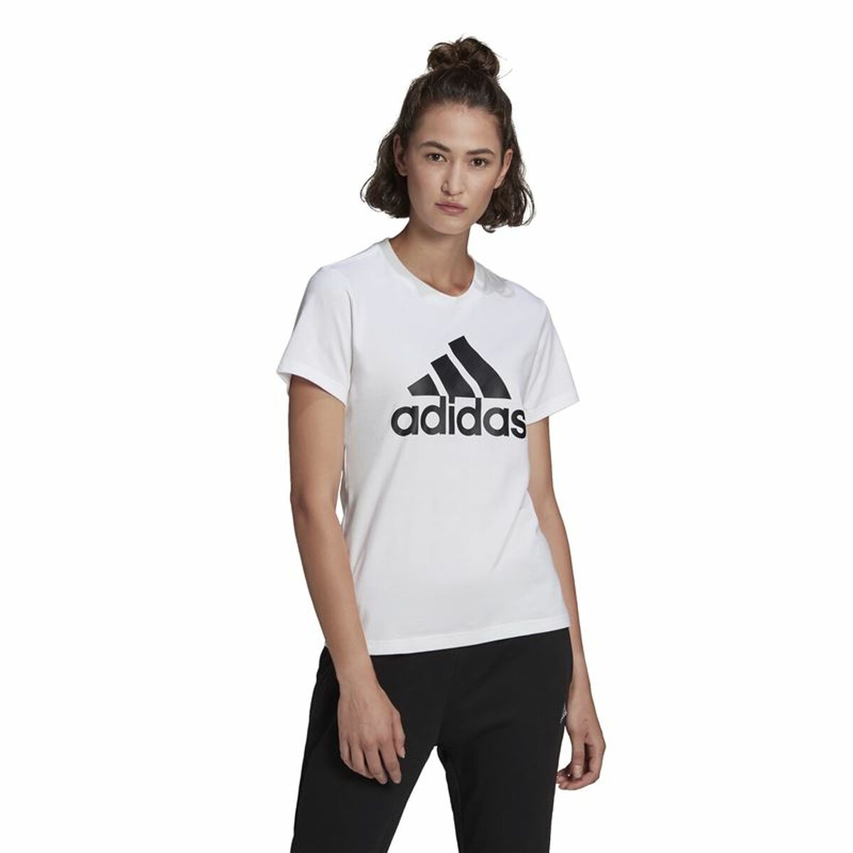 Adidas Women’s Short Sleeve T-Shirt Adidas Gl0649 White (Xs)