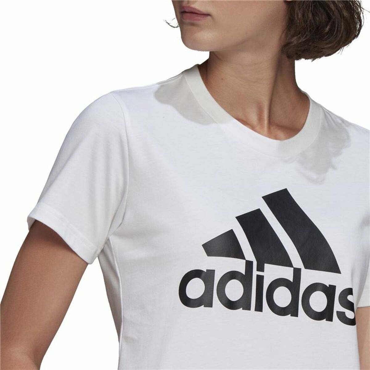 Adidas Women’s Short Sleeve T-Shirt Adidas Gl0649 White (Xs)