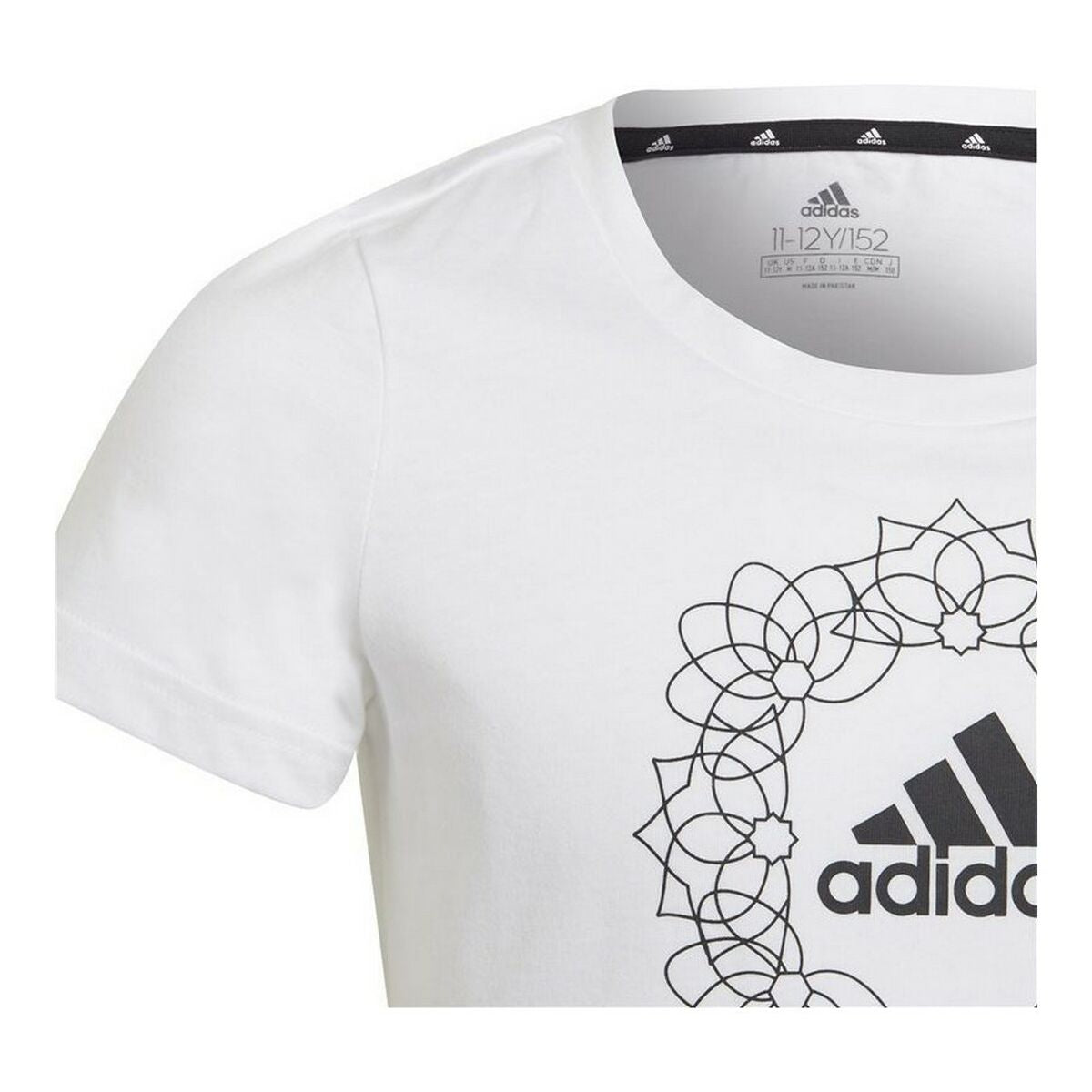 Adidas Child's Short Sleeve T-Shirt Adidas Graphic White