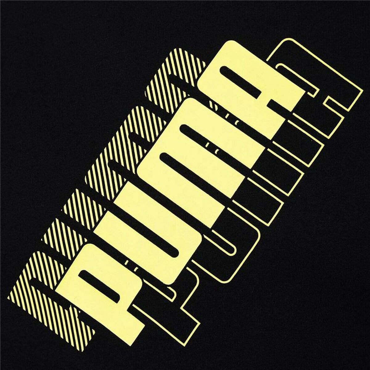 Puma Children’s Short Sleeve T-Shirt Puma Power Logo Black