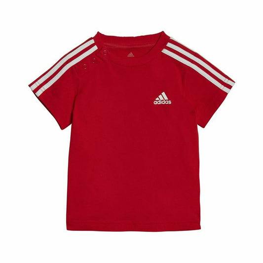 Adidas Sports Outfit For Baby Adidas Three Stripes Red