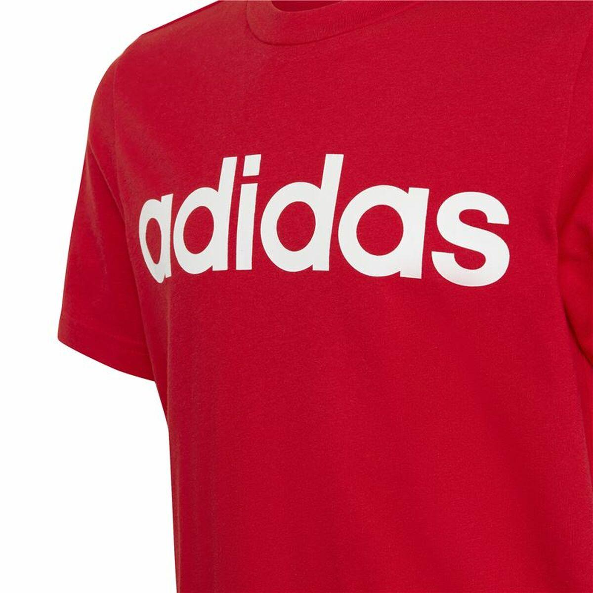 Adidas Child's Short Sleeve T-Shirt Adidas Lin Roja