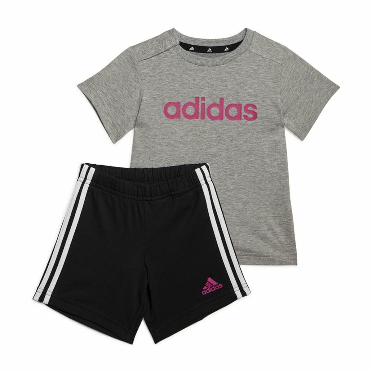 Adidas Sports Outfit For Baby Adidas Essentials Lineage Dark Grey
