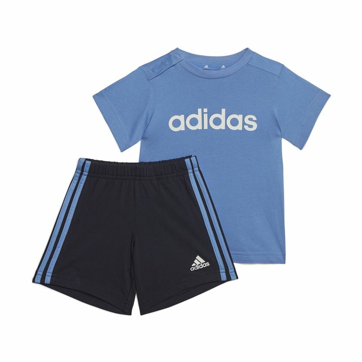 Adidas Sports Outfit For Baby Adidas 3 Stripes Blue
