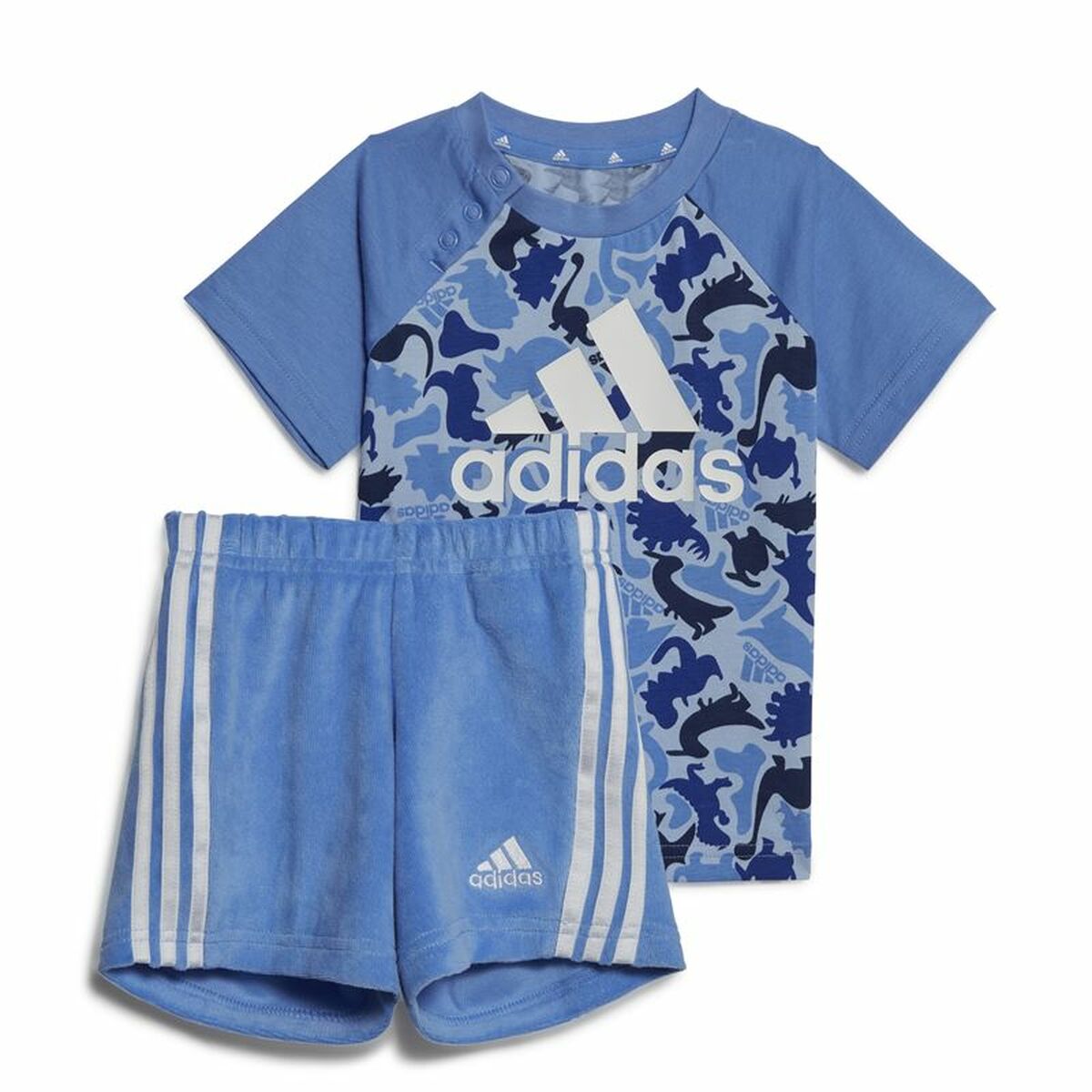 Adidas Sports Outfit For Baby Adidas Multicolour Camouflage Dinosaurs