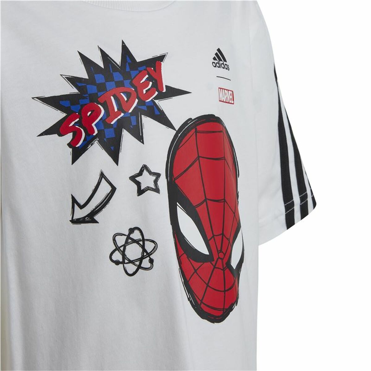 Adidas Child's Short Sleeve T-Shirt Adidas Spider-Man White