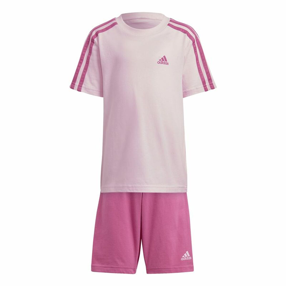 Adidas Children's Sports Outfit Adidas 3 Stripes Pink