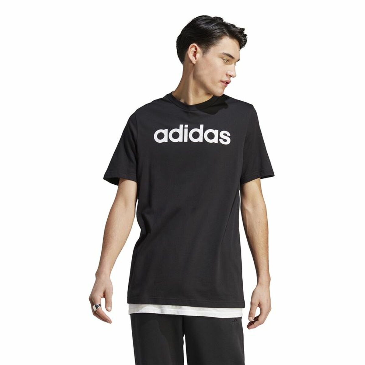 Adidas Men’s Short Sleeve T-Shirt Adidas Essentials Single Jersey S