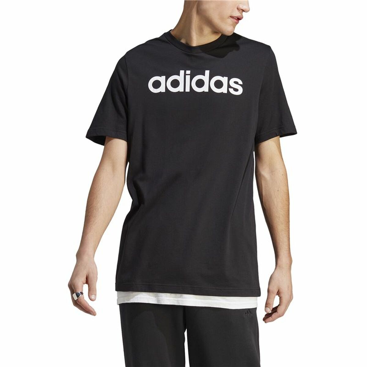 Adidas Men’s Short Sleeve T-Shirt Adidas Essentials Single Jersey S