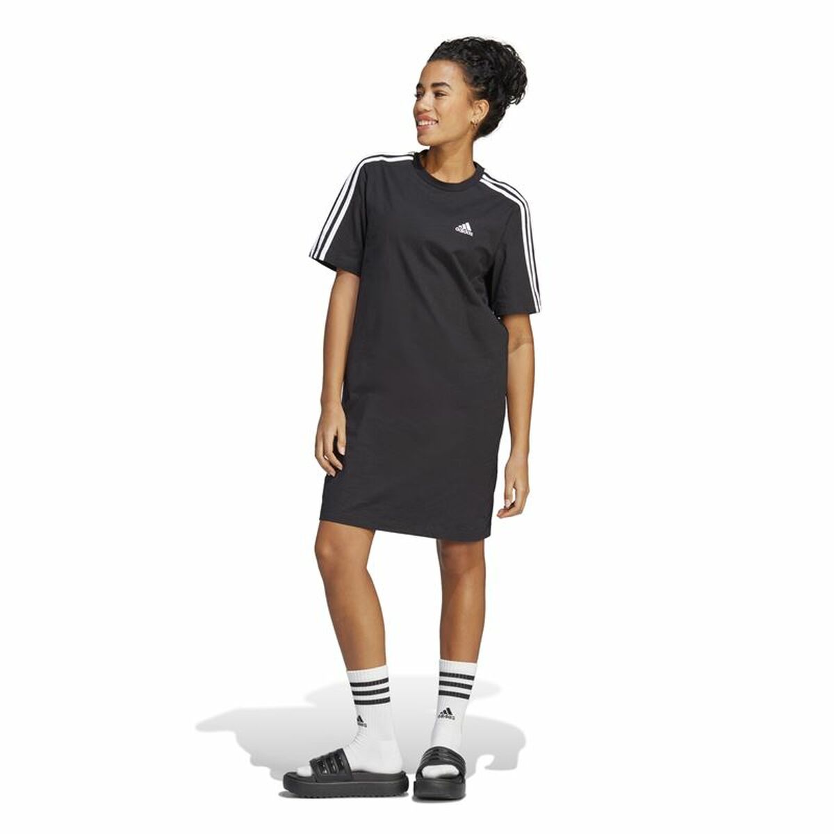 Adidas Dress Adidas 3S Boyfriend Single Black