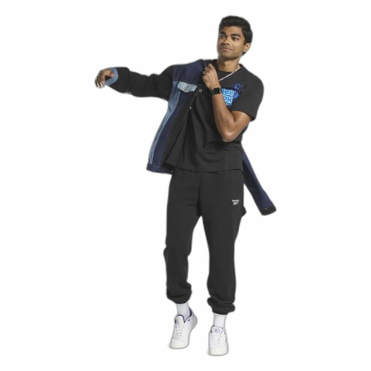 Reebok Men’s Short Sleeve T-Shirt Reebok Graphic Series Black