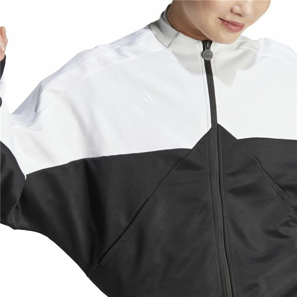 Adidas Jacket Adidas Tiro Cb Tt White Black Lady