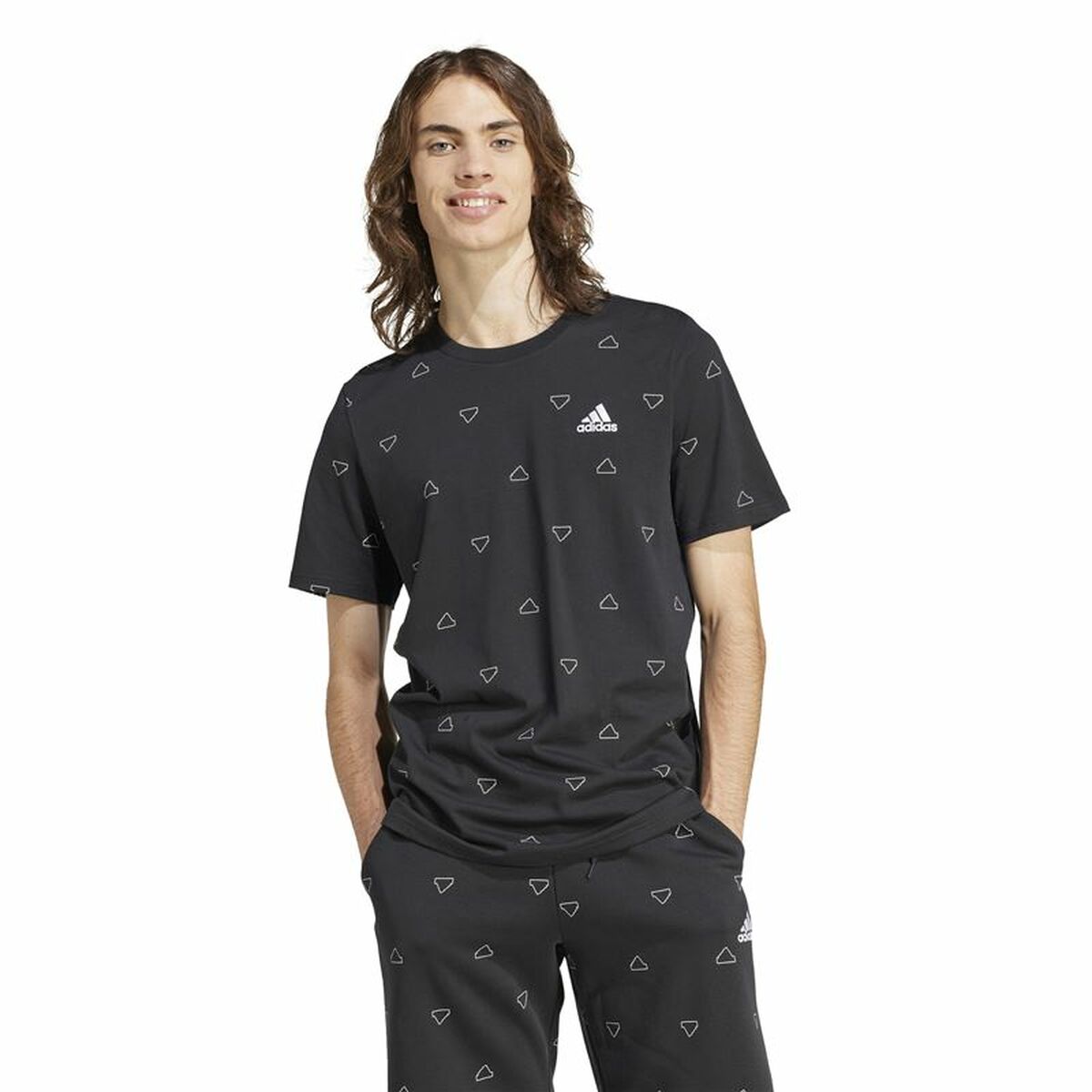 Adidas Men’s Short Sleeve T-Shirt Adidas Essentials Monogram M