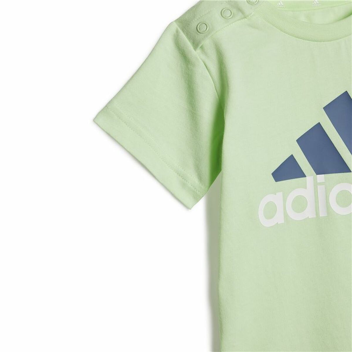 Adidas Sports Outfit For Baby Adidas Bl Cotton Set Infantil Blue Light Green