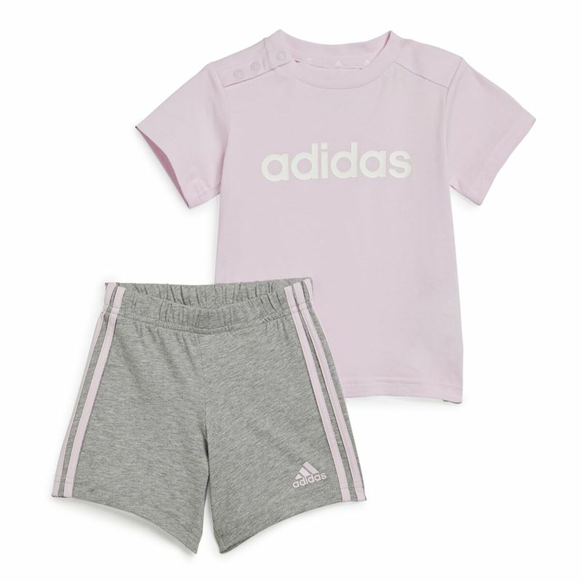 Adidas Sports Outfit For Baby Adidas I Lin Co Set Grey Pink