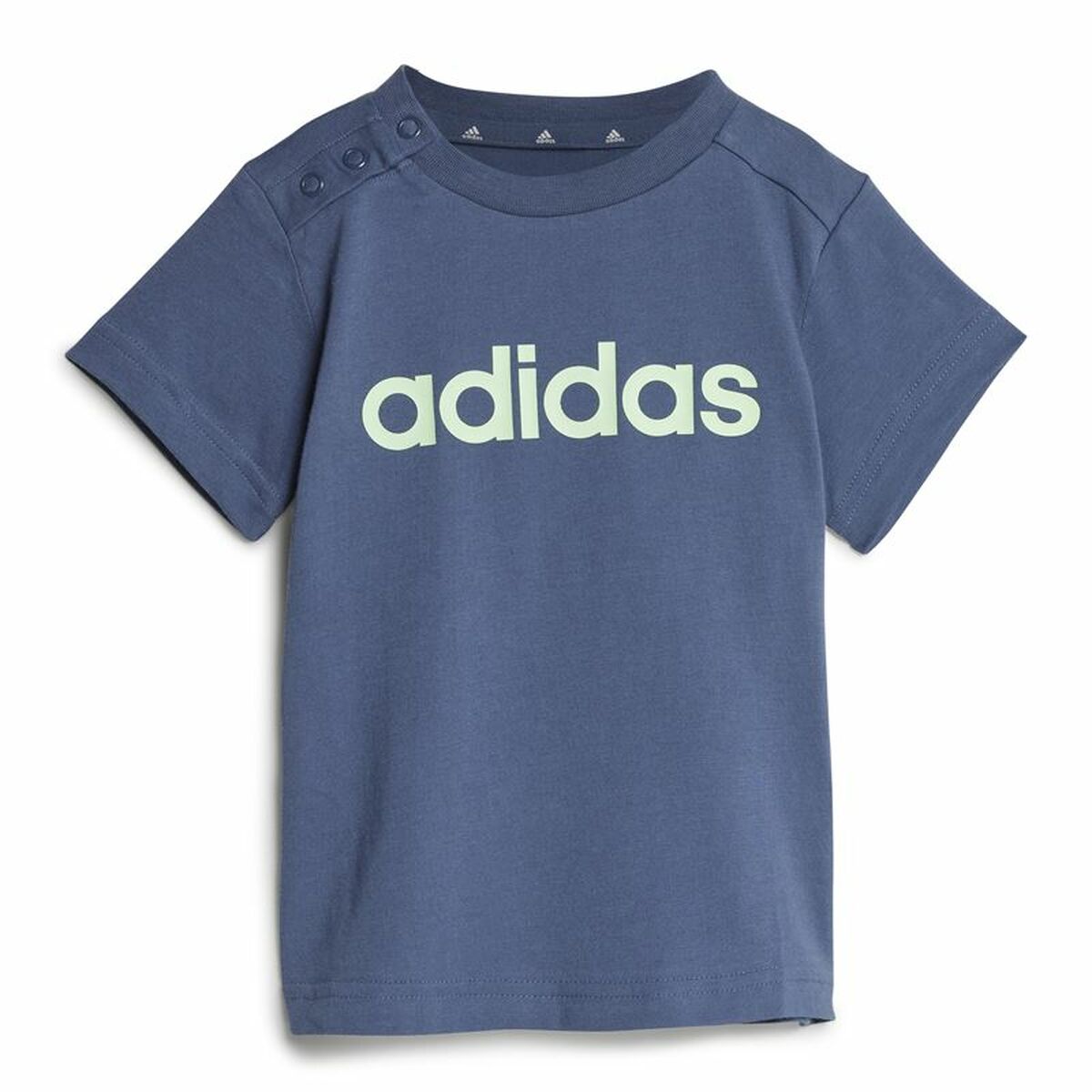 Adidas Sports Outfit For Baby Adidas I Lin Co Set Infantil Blue Grey