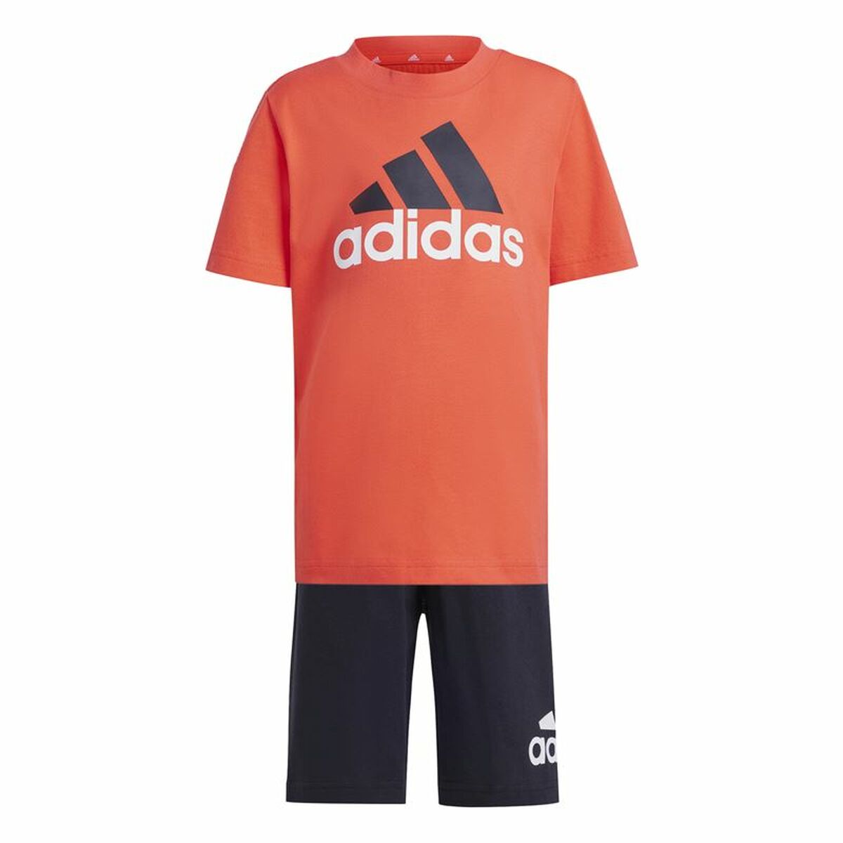 Adidas Children's Sports Outfit Adidas Essentials Black Orange