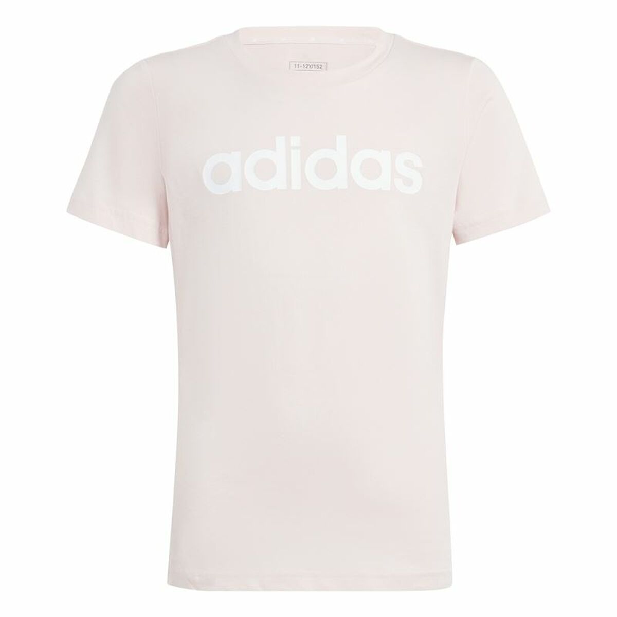 Adidas Child's Short Sleeve T-Shirt Adidas Essentials Linear Logo Cotton Slim Fit