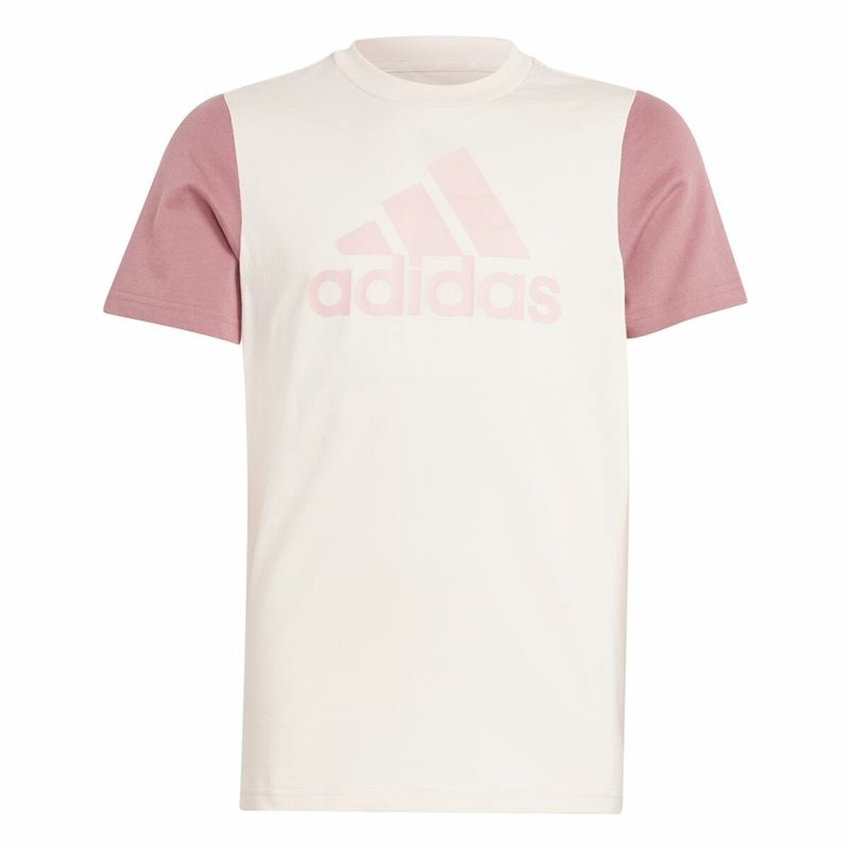 Adidas Child's Short Sleeve T-Shirt Adidas Essentials Big Logo Colorblock