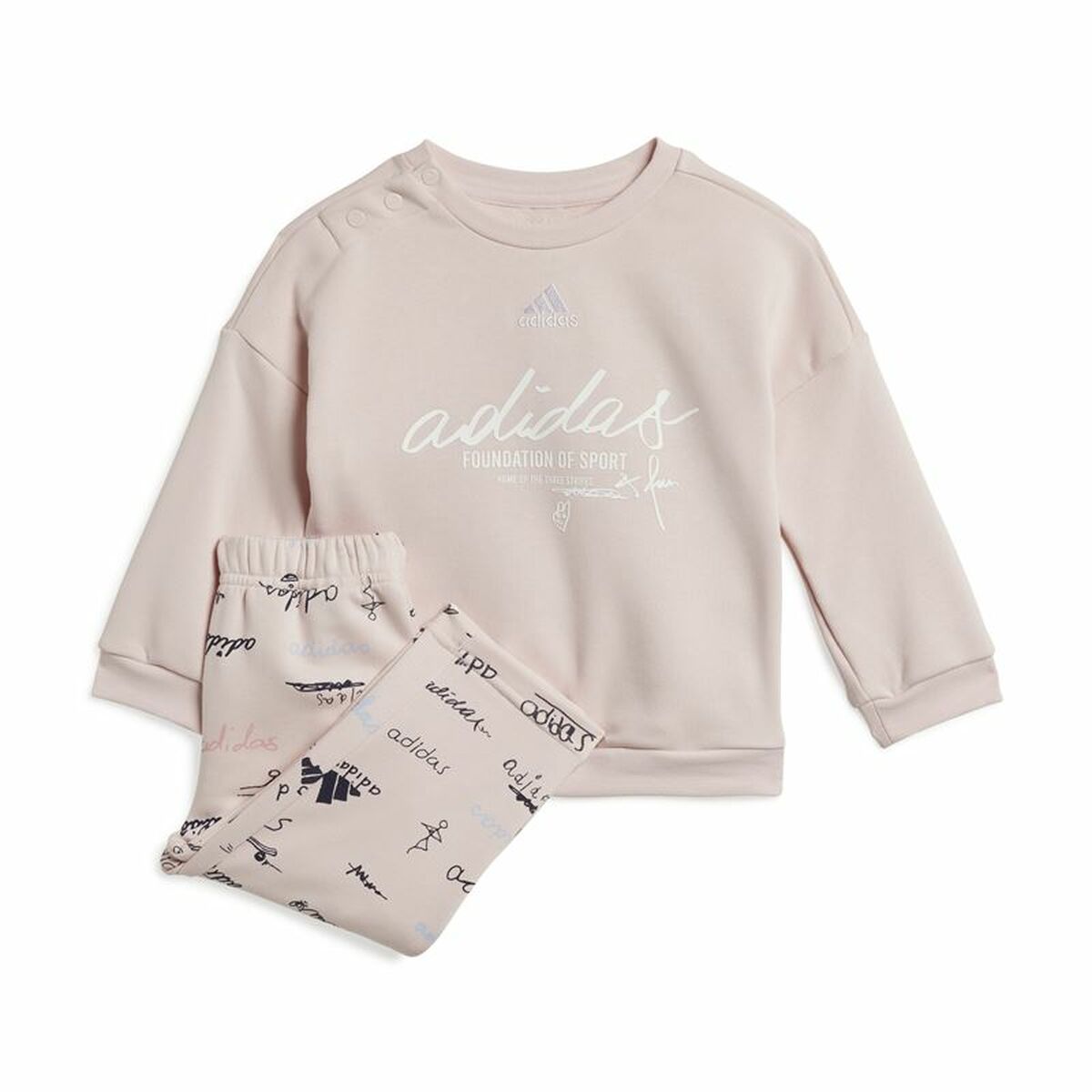 Adidas Children’s Tracksuit Adidas Brand Love Jogger Pink