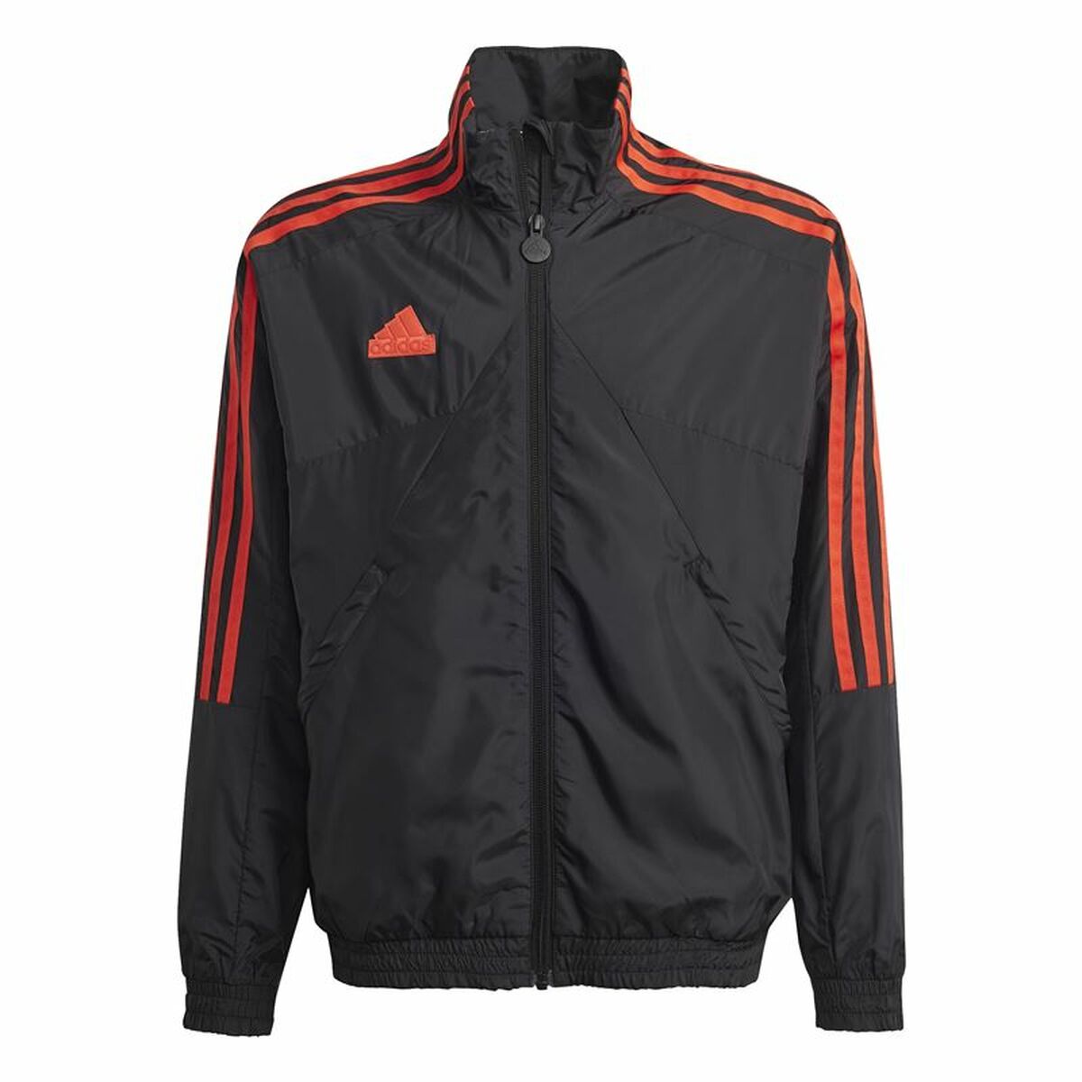 Adidas Sweatshirt Without Hood Adidas Tiro Woven Tracktop Black