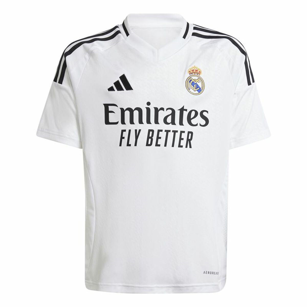 Adidas Children's Sports Outfit Adidas Real Madrid 24/25 Home Kit White