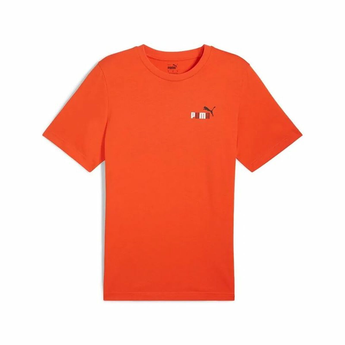 Puma Men’s Short Sleeve T-Shirt Puma Graphics Puma Sports Club Orange