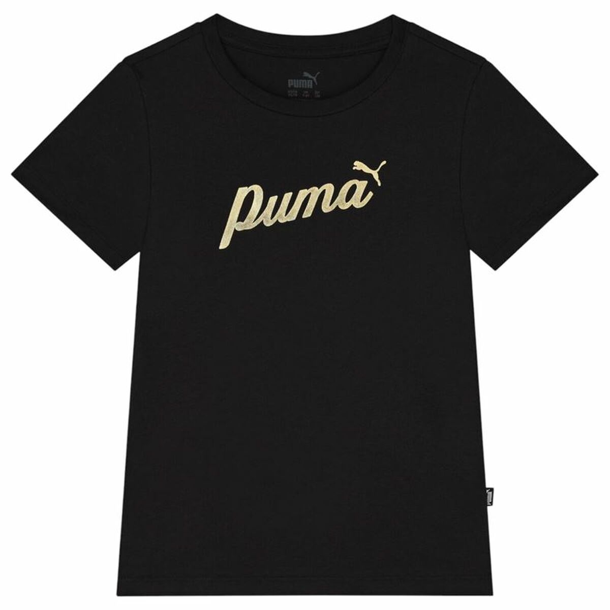 Puma Child's Short Sleeve T-Shirt Puma Ess+ Script Metallic G