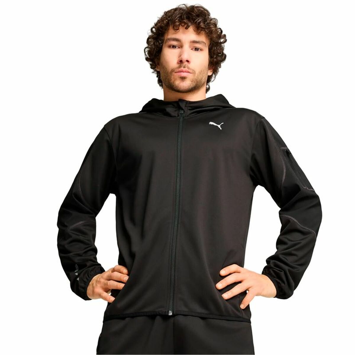 Puma Men’s Hoodie Puma Flex Panelled Jacket Black