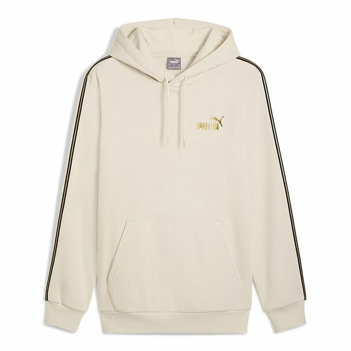 Puma Men’s Hoodie Puma Ess Tape Minimal Gold Fl Beige