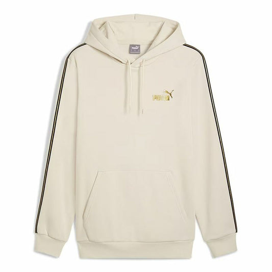 Puma Men’s Hoodie Puma Ess Tape Minimal Gold Fl Beige
