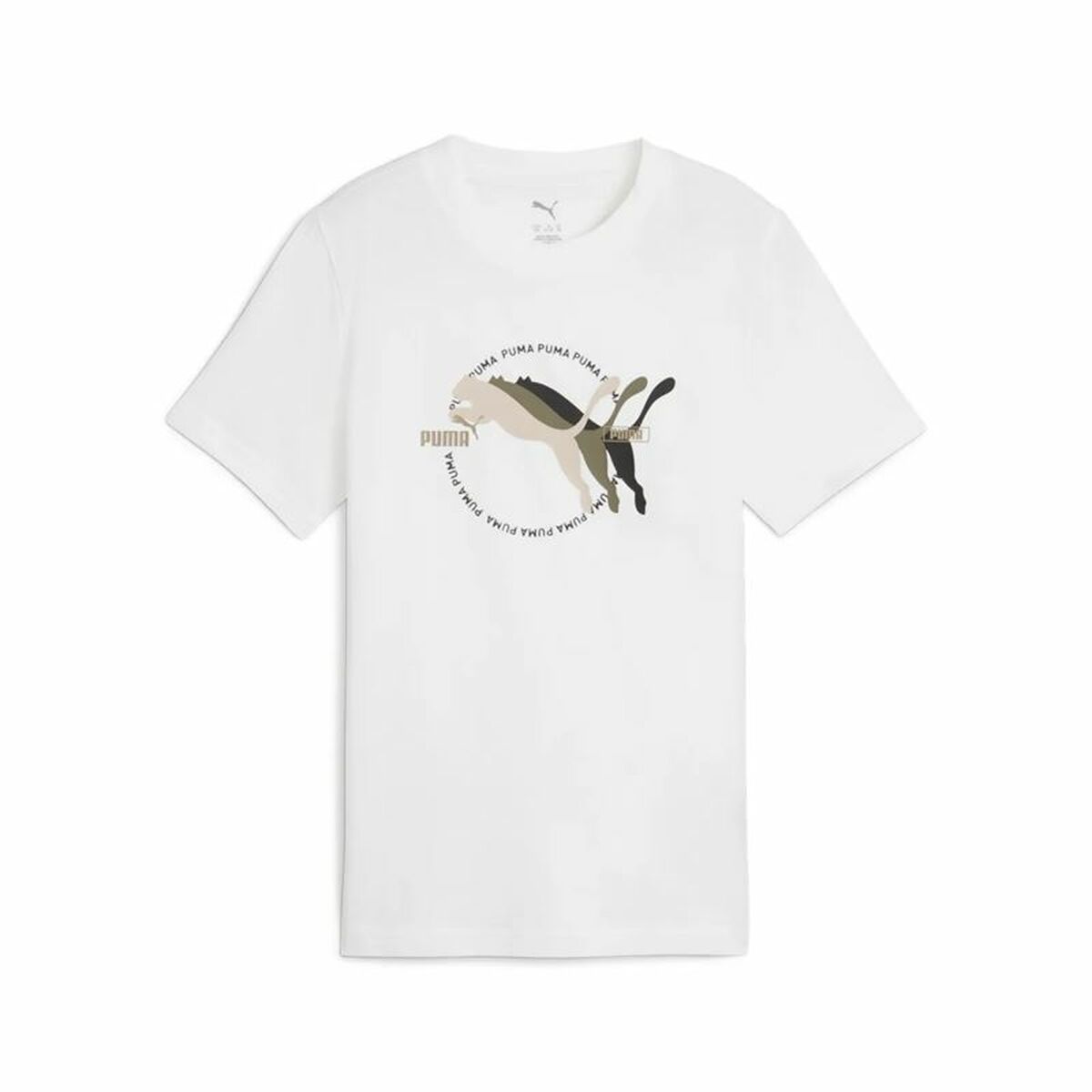 Puma Child's Short Sleeve T-Shirt Puma Graphics Iii B 7-8 Years