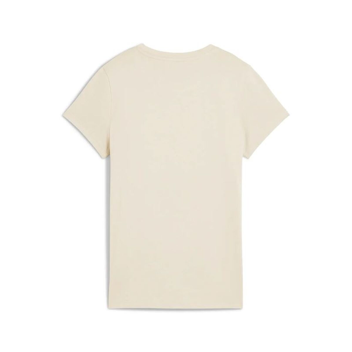 Puma Women’s Short Sleeve T-Shirt Puma Essentials Script Beige