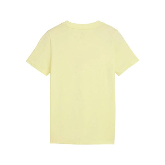 Puma Child's Short Sleeve T-Shirt Puma Tweenerverse Graphic Yellow
